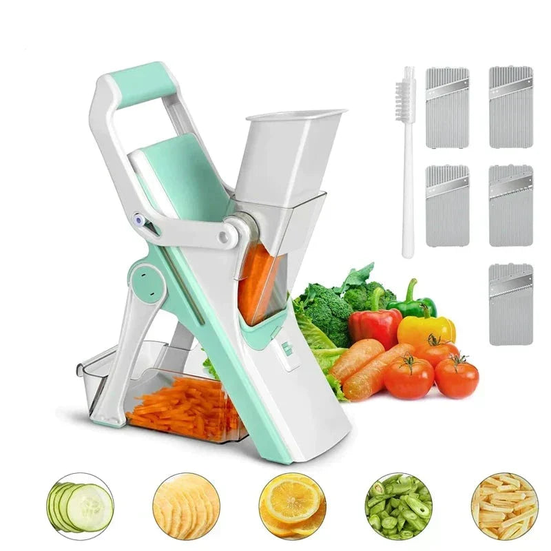 Cortador y rebanador de verduras multifunción 5 en 1
