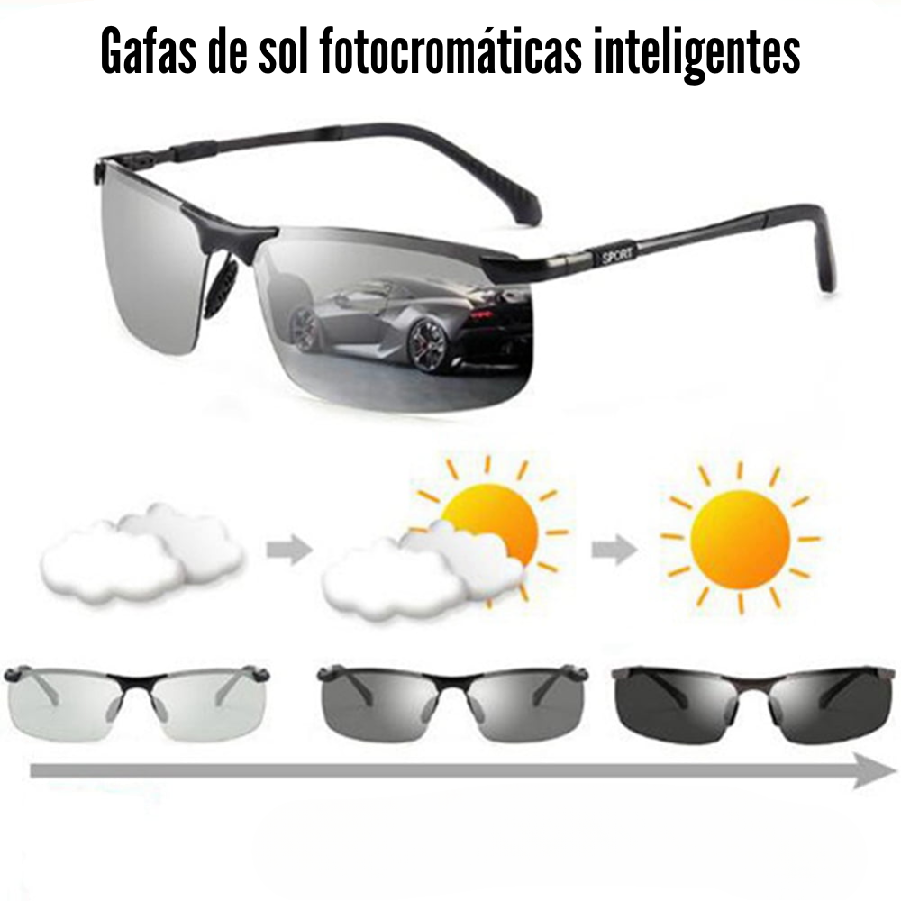 Gafas de sol fotocromáticas inteligentes
