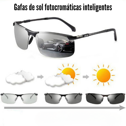 Gafas de sol fotocromáticas inteligentes