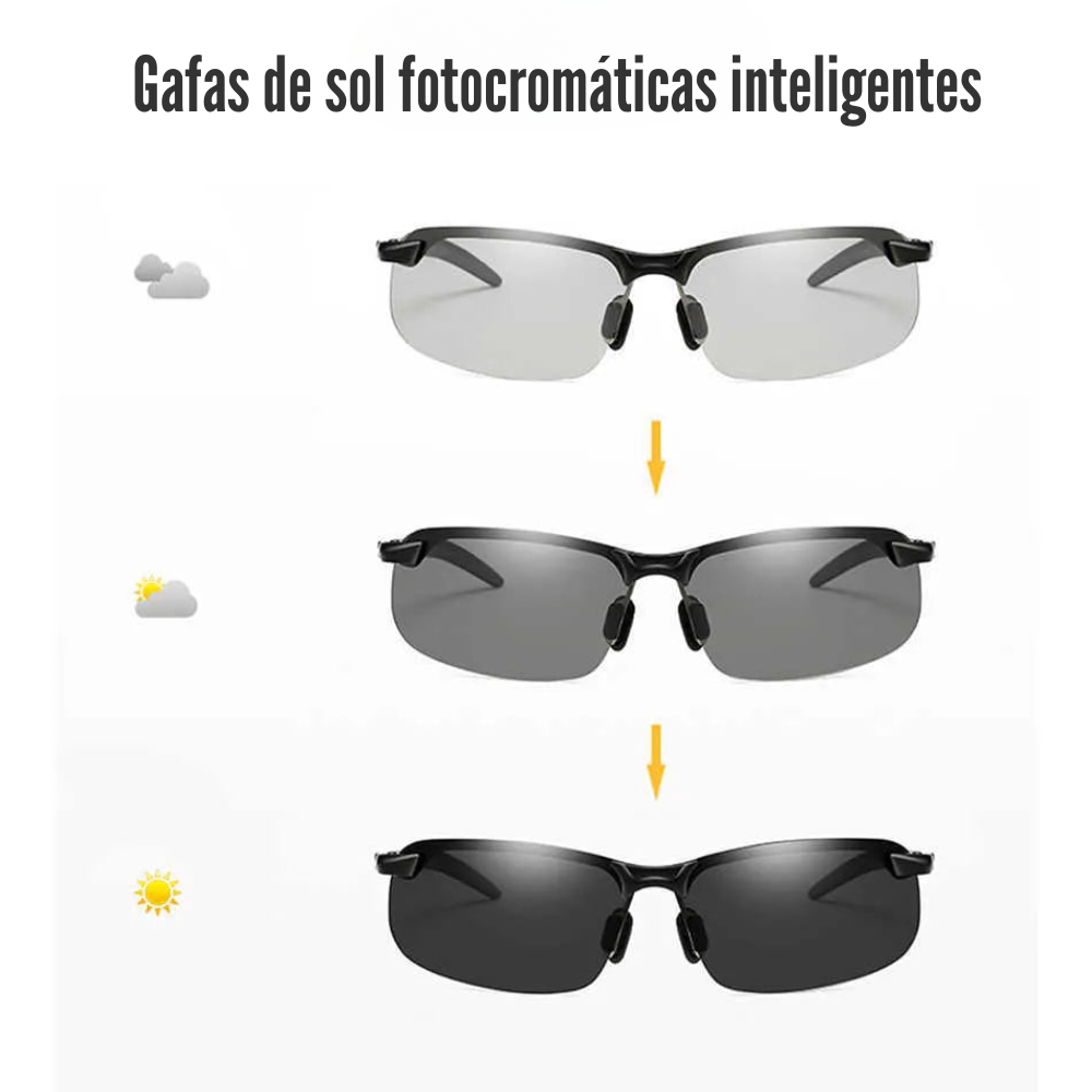 Gafas de sol fotocromáticas inteligentes